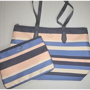 KATE SPADE Little Better Mel Nylon Packable Tote Catamaran Detachable Wristlet